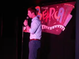 comedian stand up at the bearcat comedy club in st margarets
