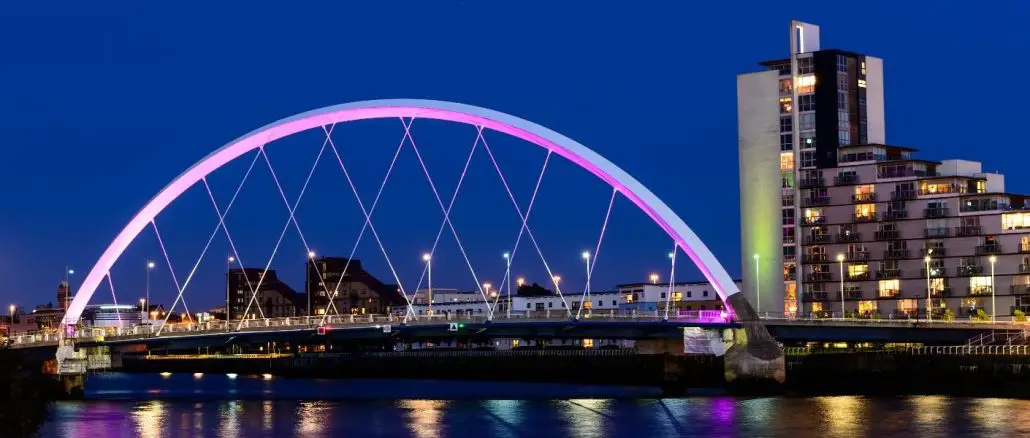 glasgow at night glasgow at night